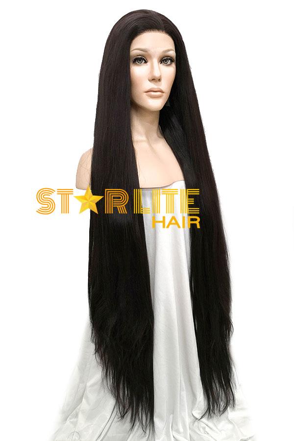28 Jet Black Fashion Synthetic Hair Wig 50180