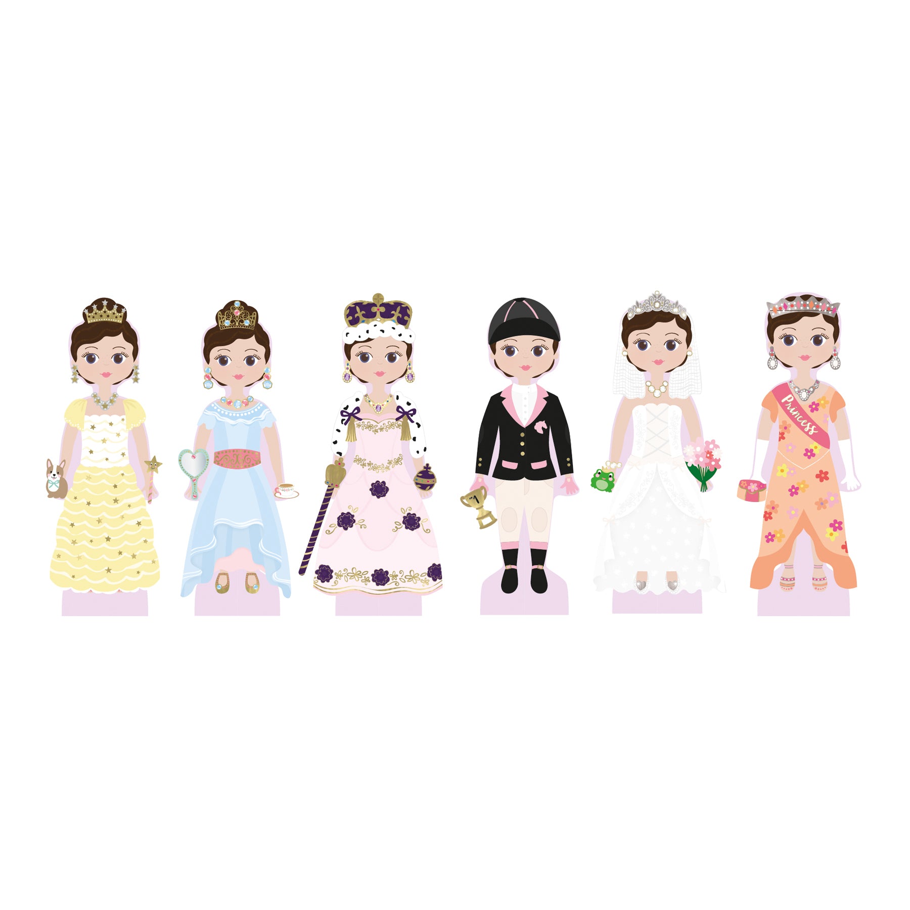 wooden magnetic dress up