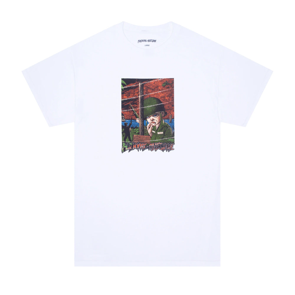 FUCKING AWESOME KNIFE TONGUE TEE // WHITE – Collateral