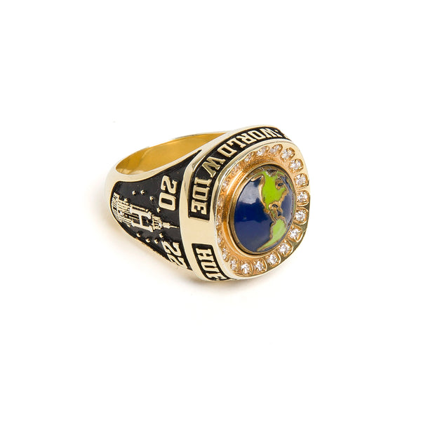 新品 HUF worldwide ring M - リング