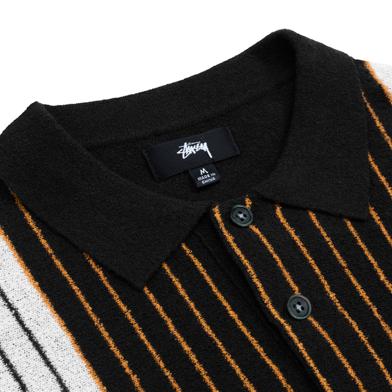 肌触りがいい STUSSY POLO TEXTURED by STUSSY SS GCer POLO SWEATER