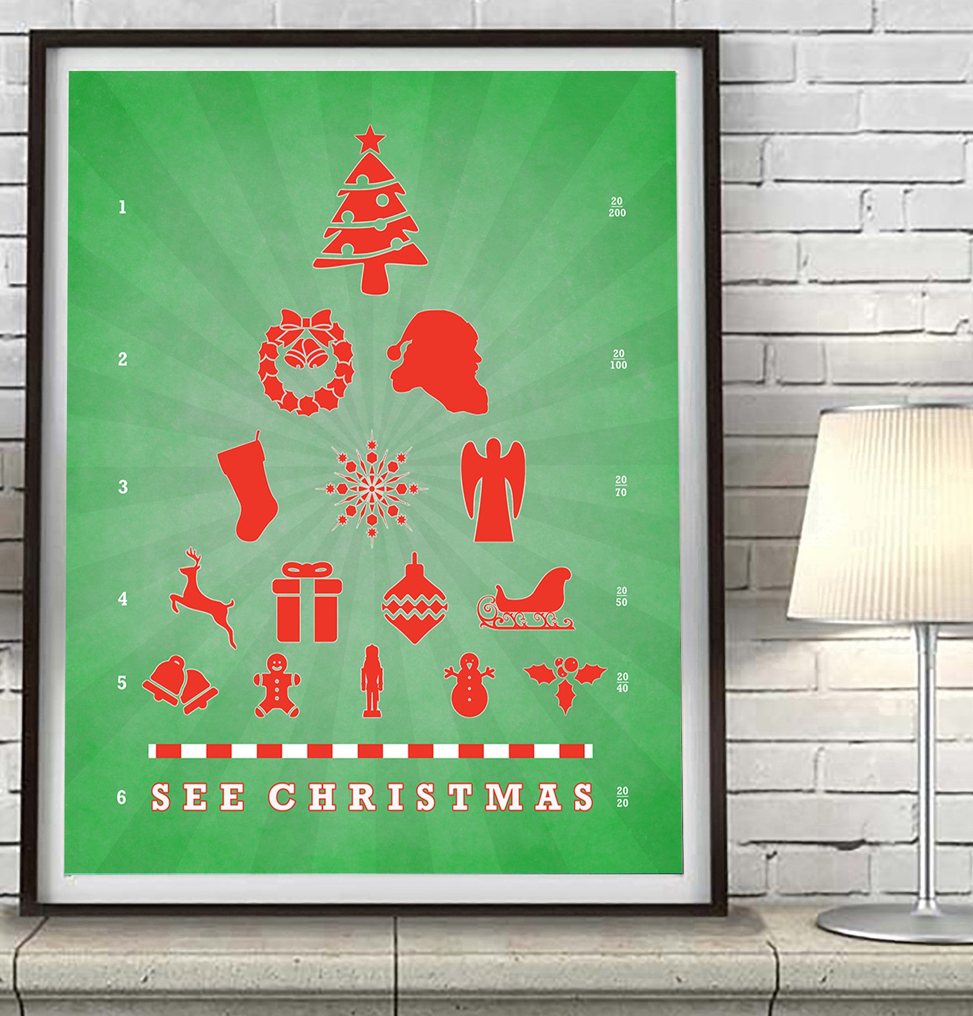 Christmas Eye Chart