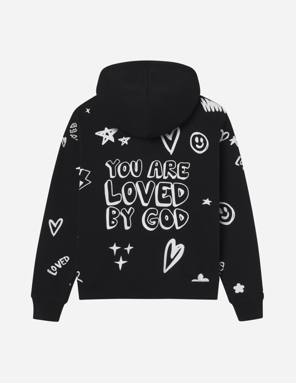 DARUMA IS GOD X GENJI HOODIE BLACK-