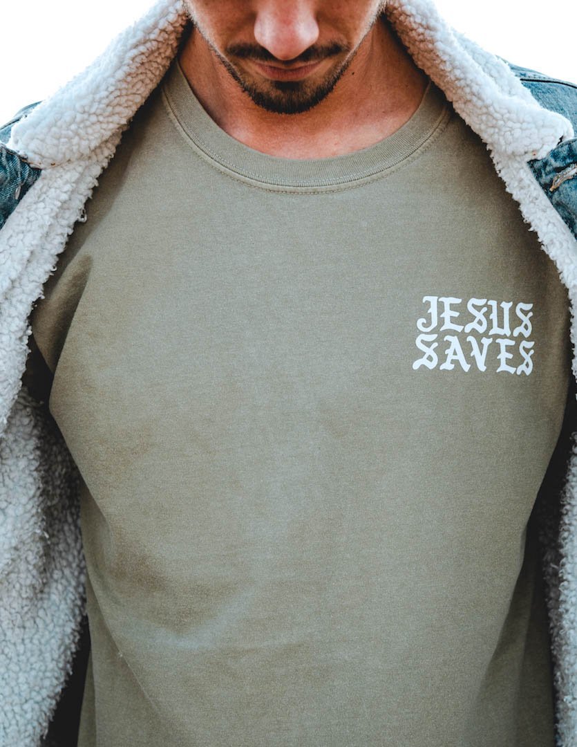 Jesus Saves Unisex Tee | Christian Tees | Elevated Faith