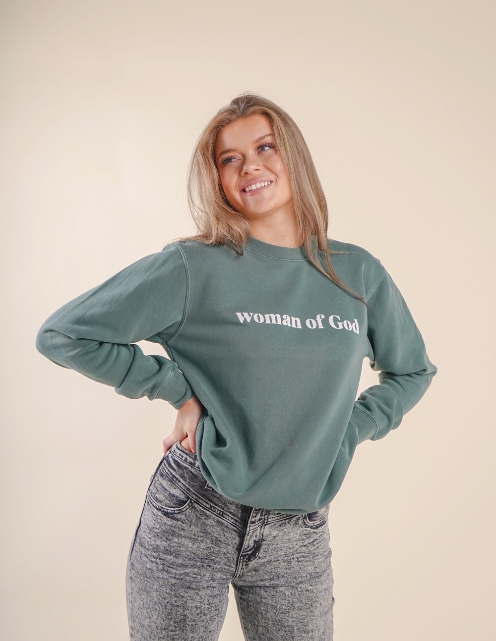 Pre-owned Sweatshirt In Green