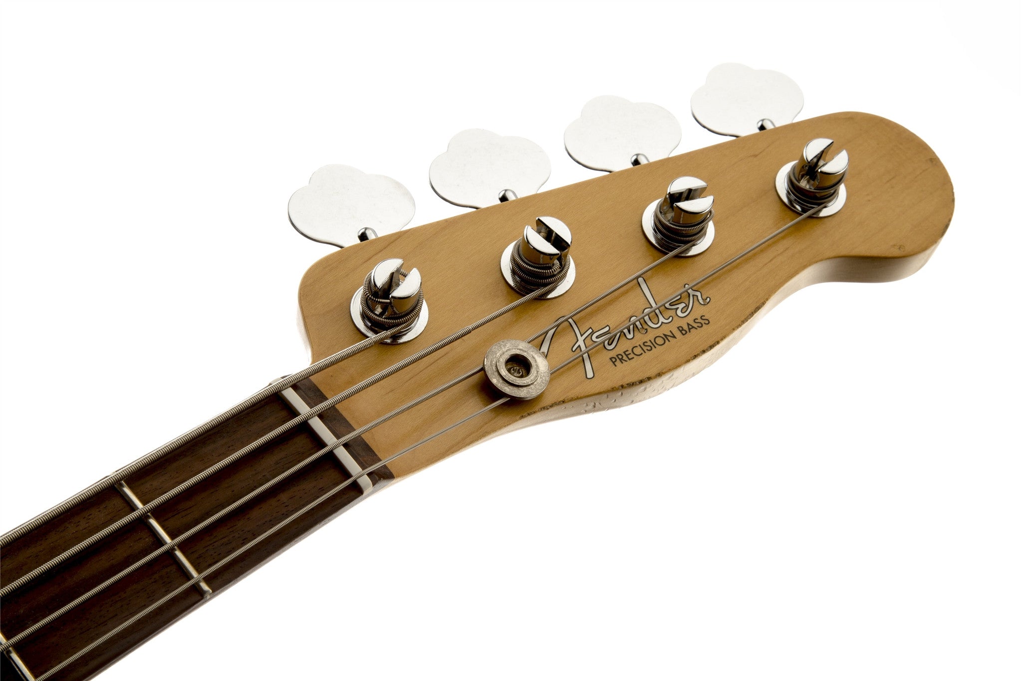 Fender Mike Dirnt Road Worn Precision Bass Rosewood Fingerboard, White  Blonde 0138410701