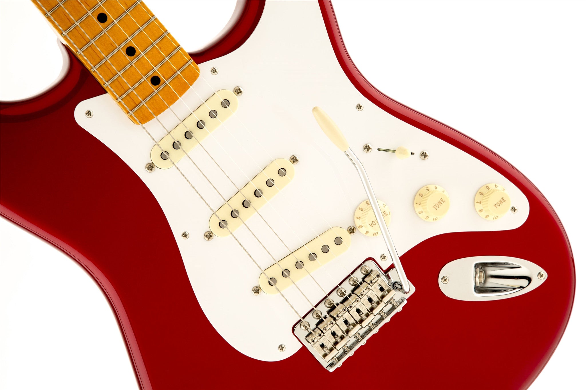 Fender Classic Series '50s Stratocaster® Lacquer, Maple Fingerboard, Candy Apple Red 0140061709 - L.A. Music - Canada's Favourite Music Store!