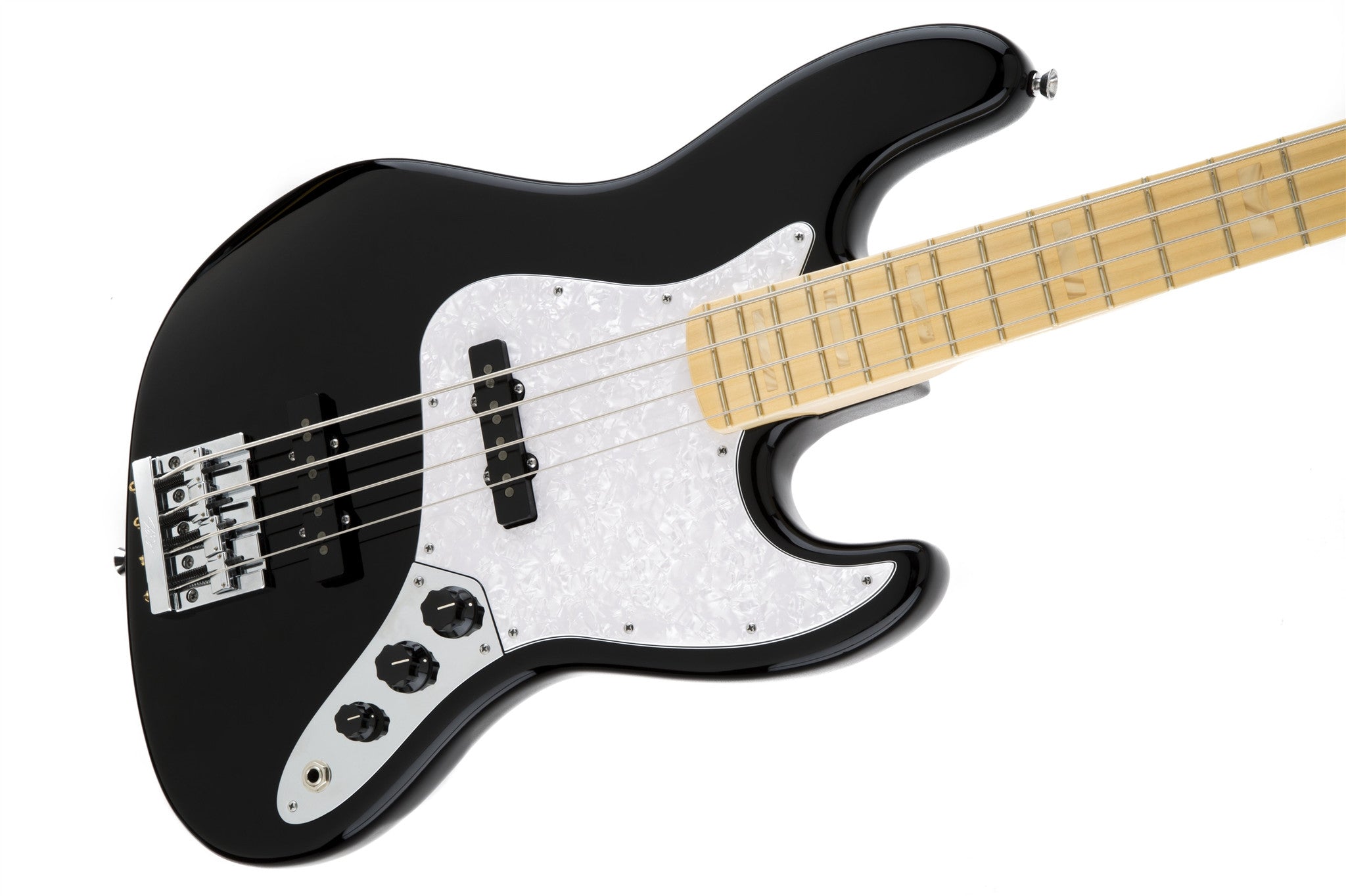 Fender USA Geddy Lee Jazz Bass Maple Fingerboard Black 0197702806 — .  Music