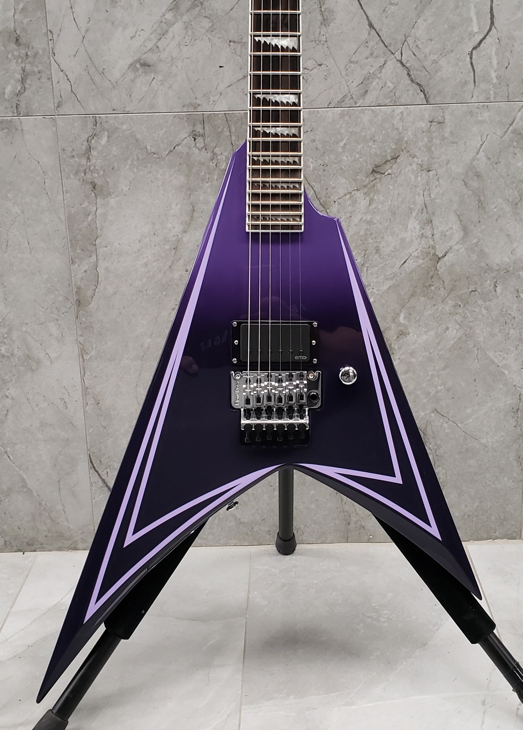 ESP LTD Alexi Hexed Purple Fade with Pinstripes Hexed Purple LALEXIHEX ...