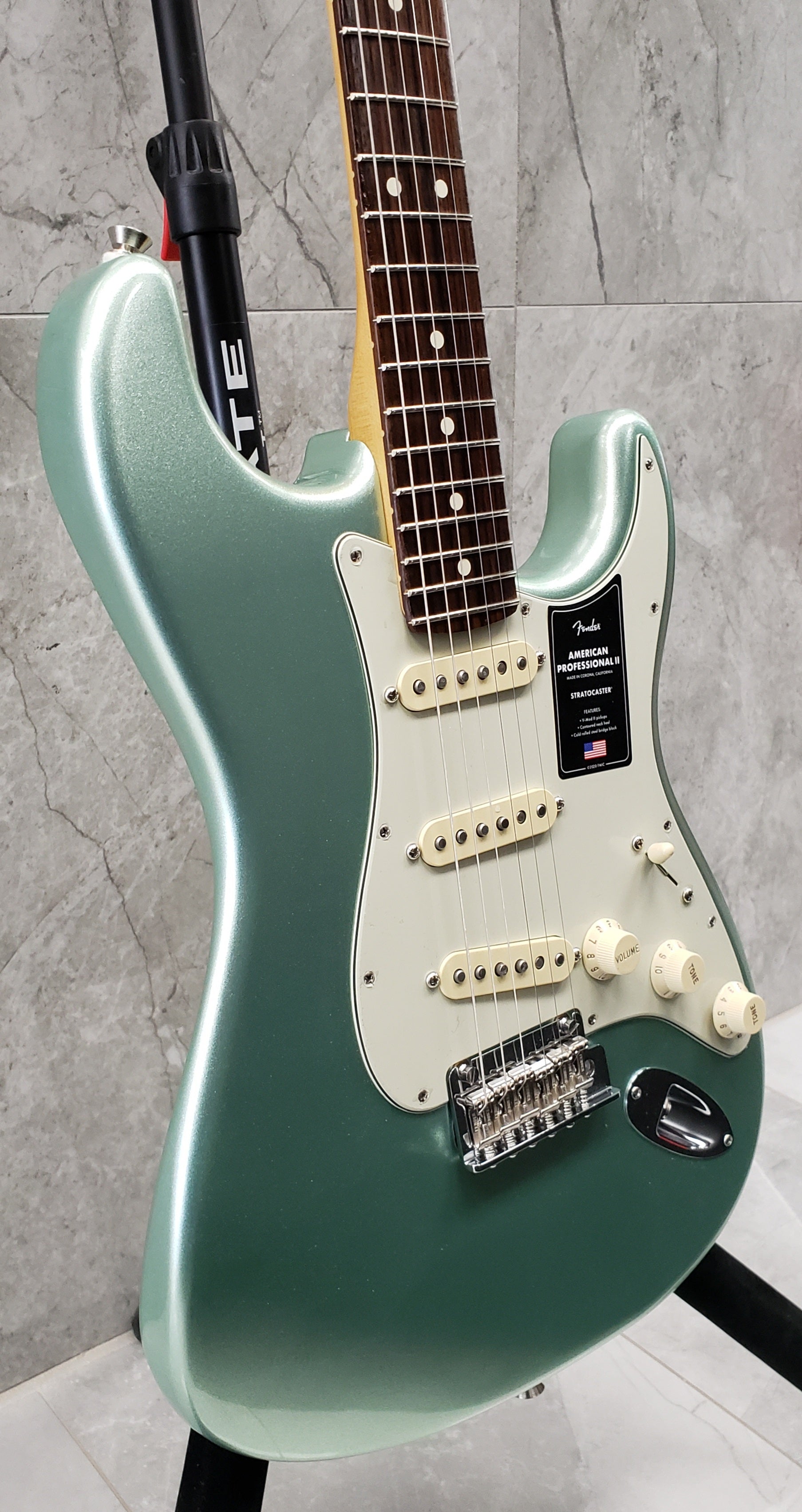 fender mystic surf green