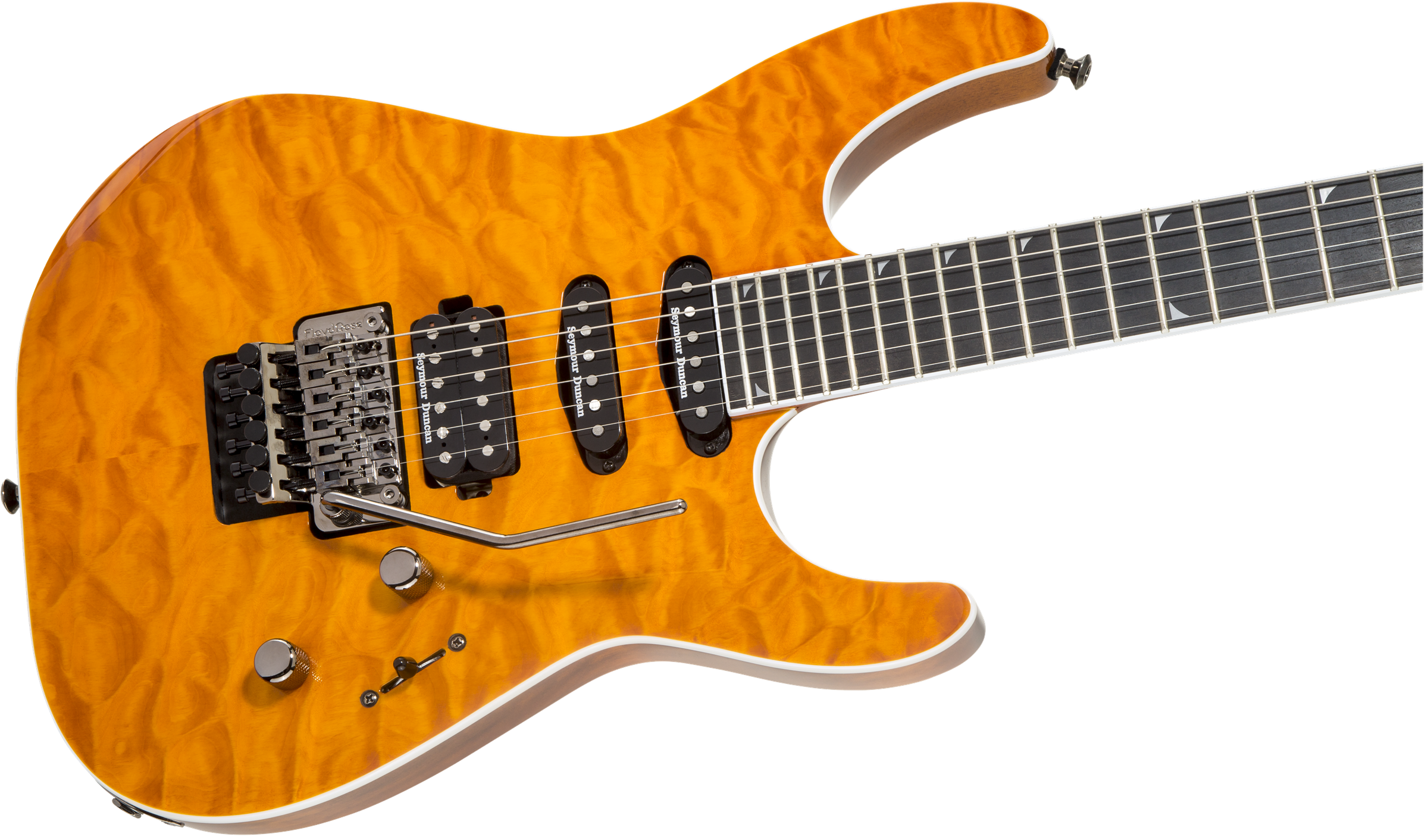 Jackson Pro Series Soloist SL3Q MAH Ebony Fingerboard Dark Amber