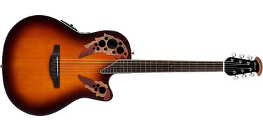 Ovation Celebrity Elite Mid-Depth Cutaway, 2-Tone Sunburst CE44-1