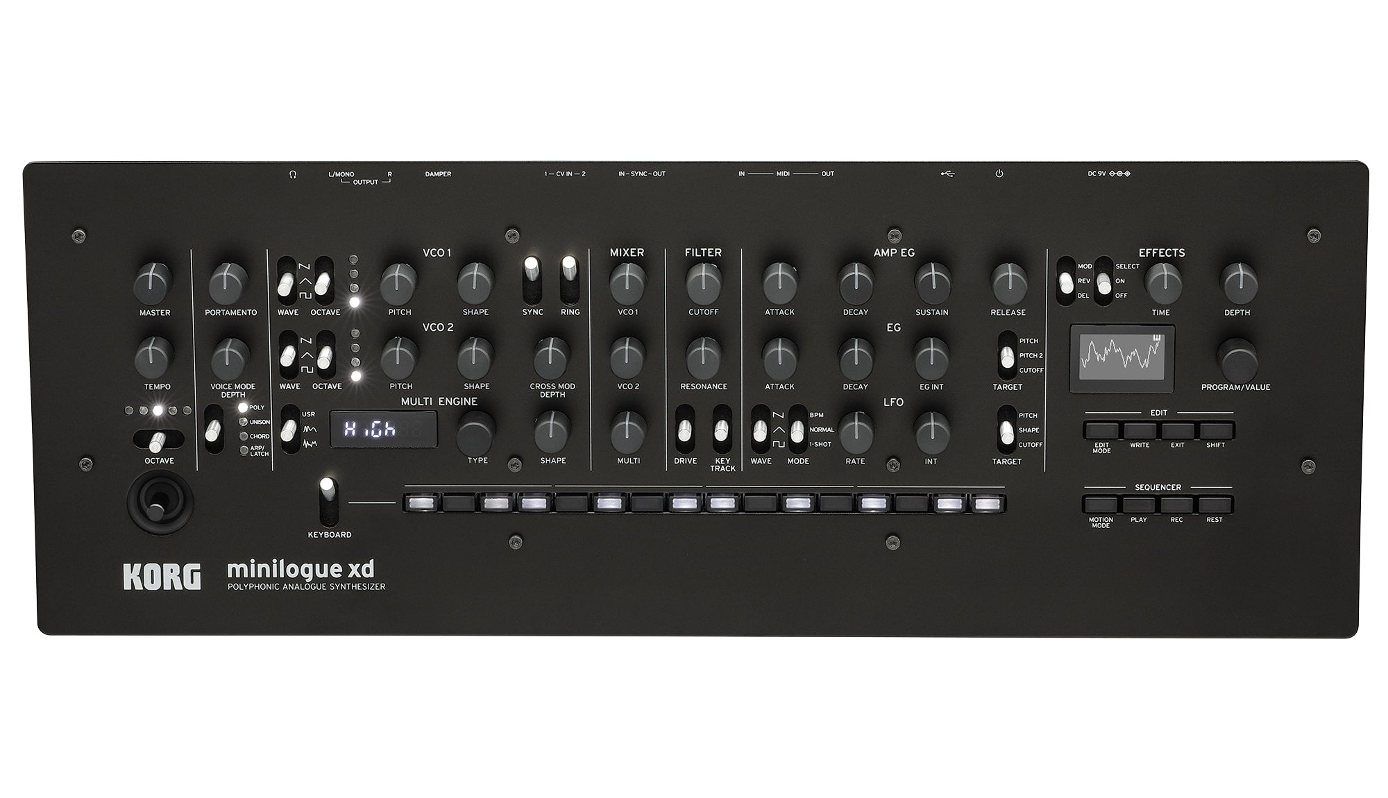 Korg Polyphonic Analog Synth Sound Generator MINILOGUEXDM — L.A. Music