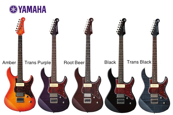 Yamaha PAC611HFM Translucent Black Pacifica Electric Guitar — L.A.