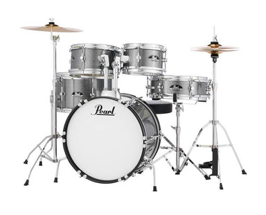 Pearl Junior 5-Piece Drum Set w/ 16 Bass Drum, Hardware & Cymbals, Pu —  L.A. Music