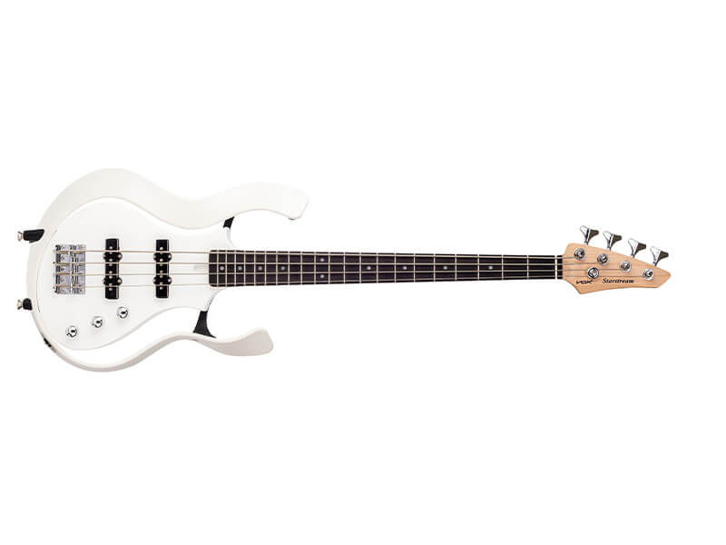 Vox Starstream 2S Electric Bass With Gigbag, White VSB2SWH — L.A.