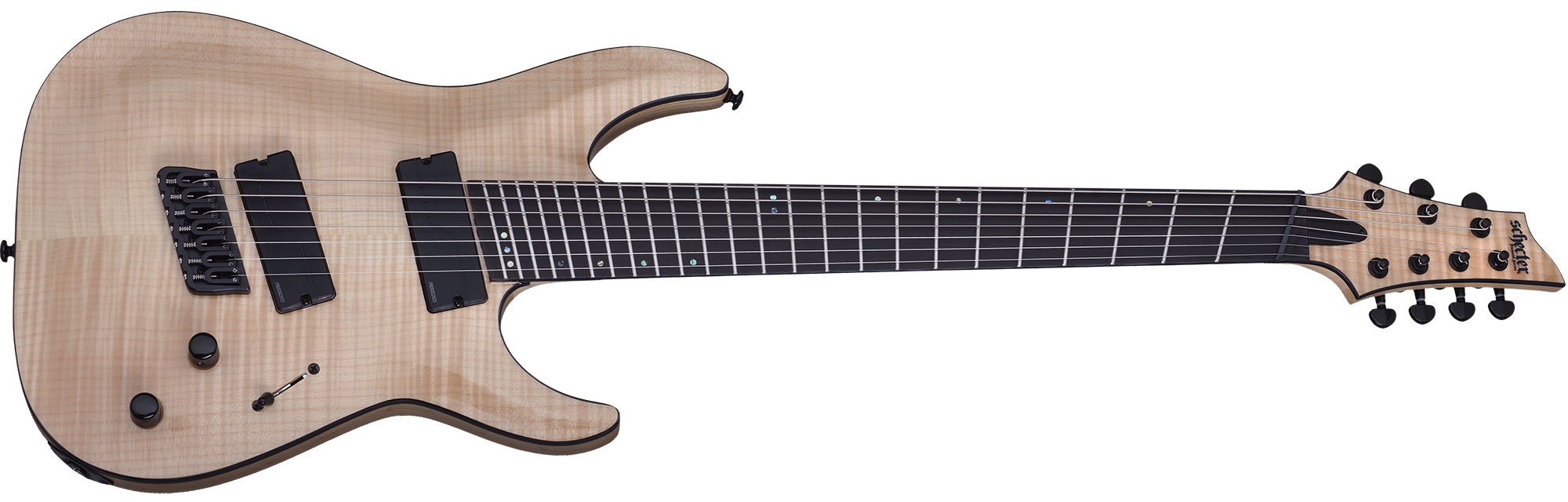 schecter 7 string multiscale