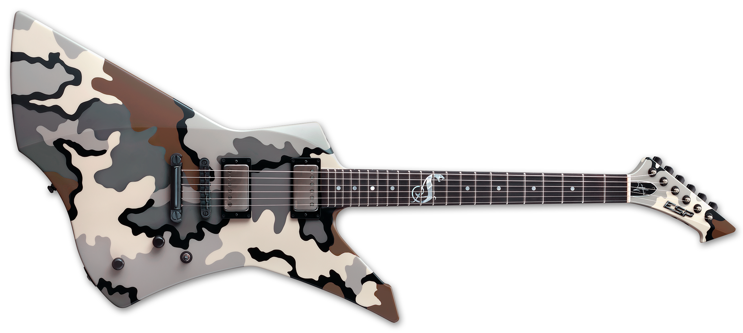 Esp James Hetfield Snakebyte Camo Camo Satin Made In Japan L A Music