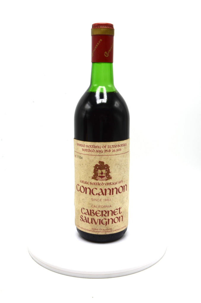 1971 Concannon Vineyard Cabernet Sauvignon, Paso Robles