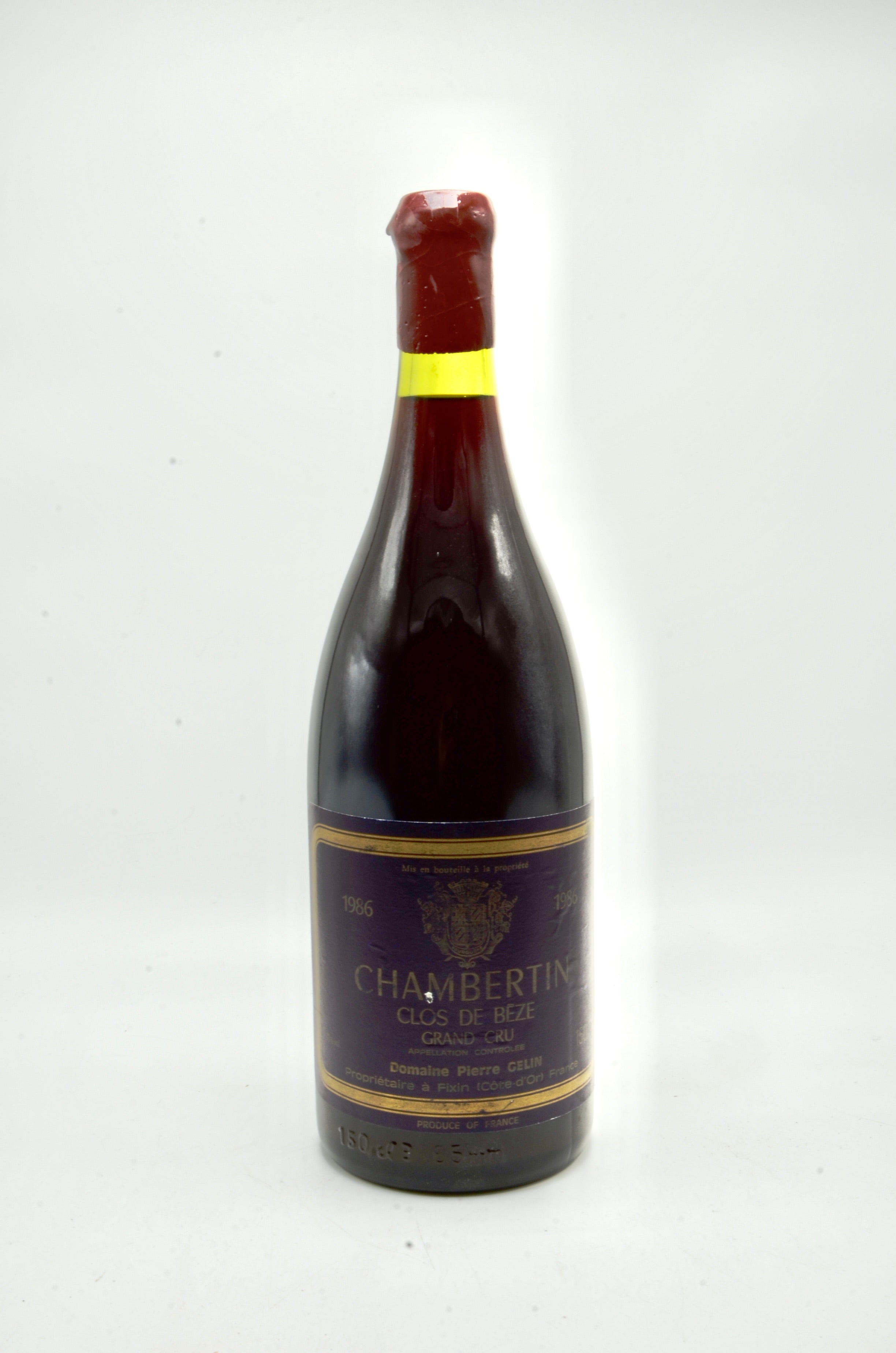 1986 Domaine Pierre Gelin Chambertin, Clos de Beze, Grand Cru (magnum)