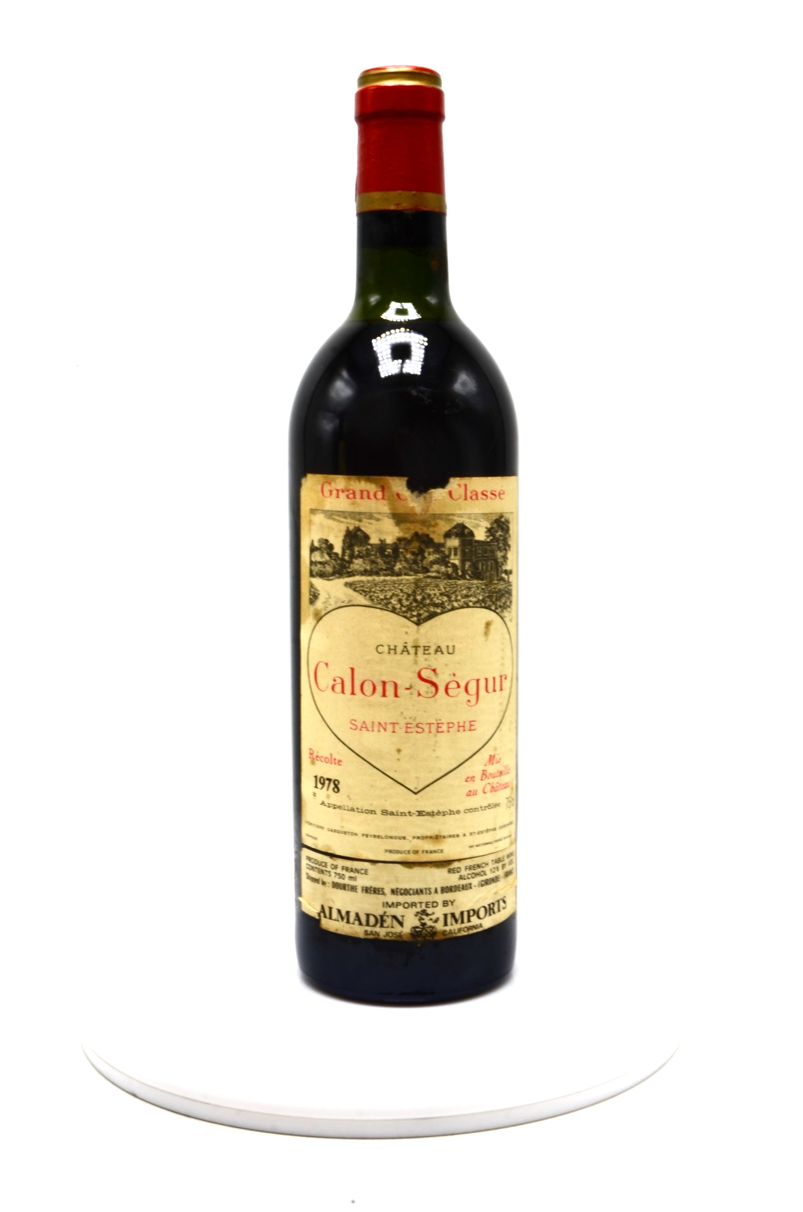 1959 Château Calon-Segur, St. Estephe (half-bottle) – Wine