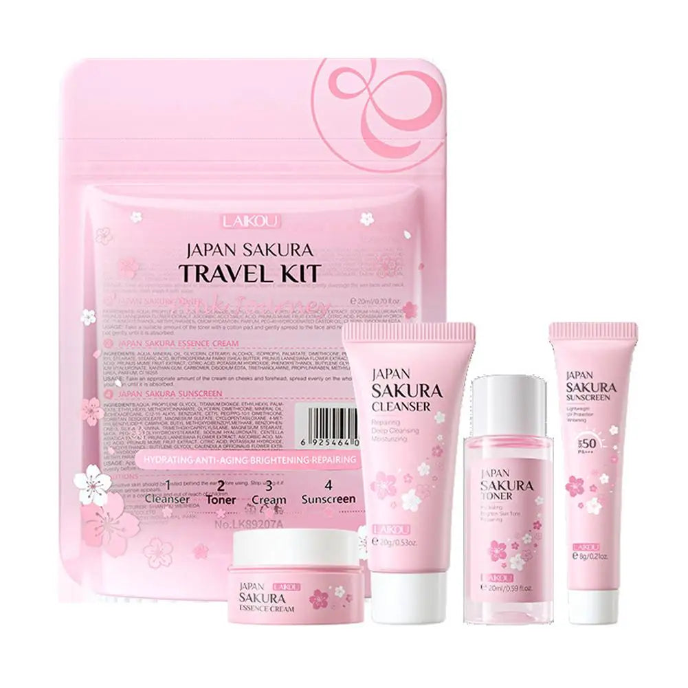Set de soins Sakura 4 pièces hydratant
