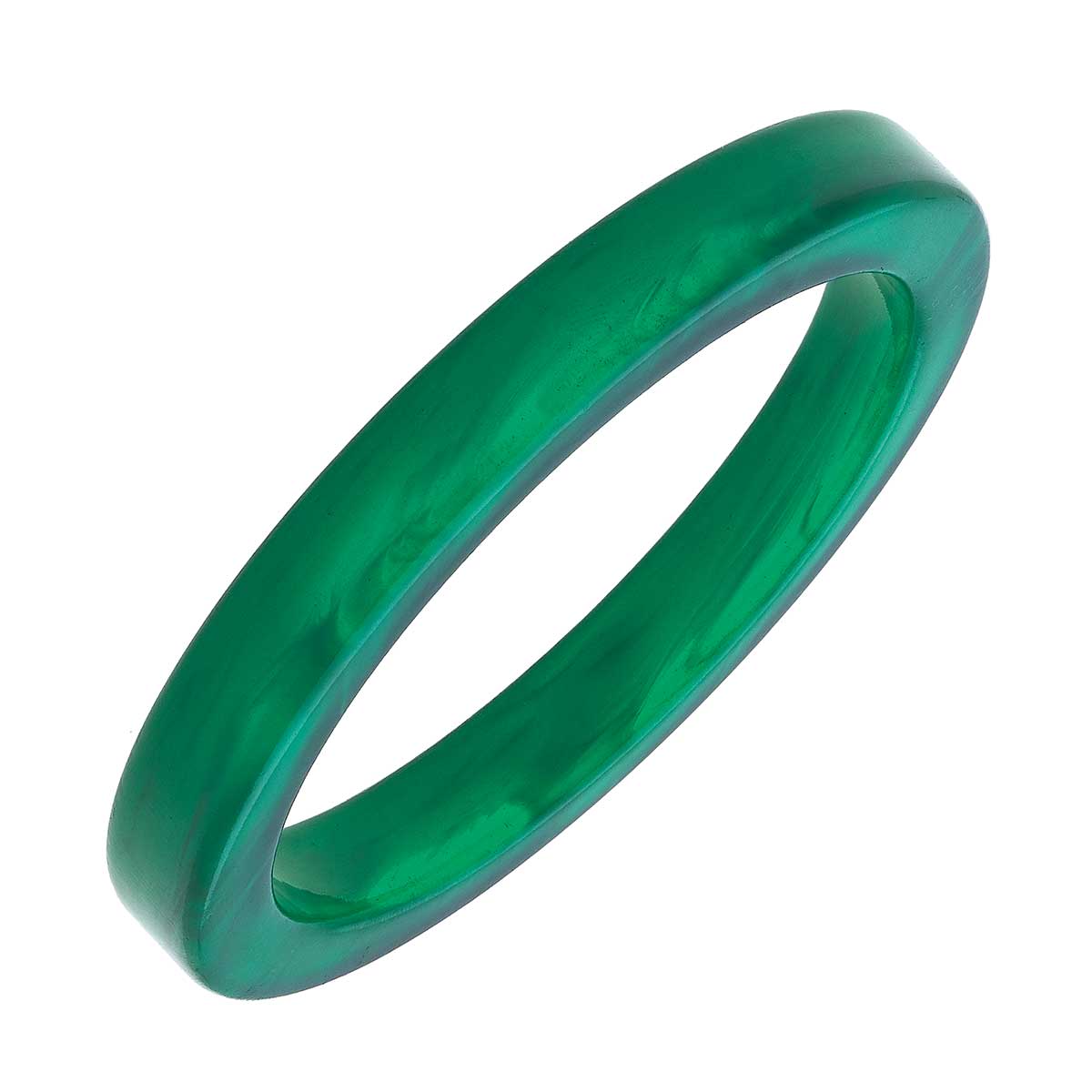 Renee Resin Bangle in Green