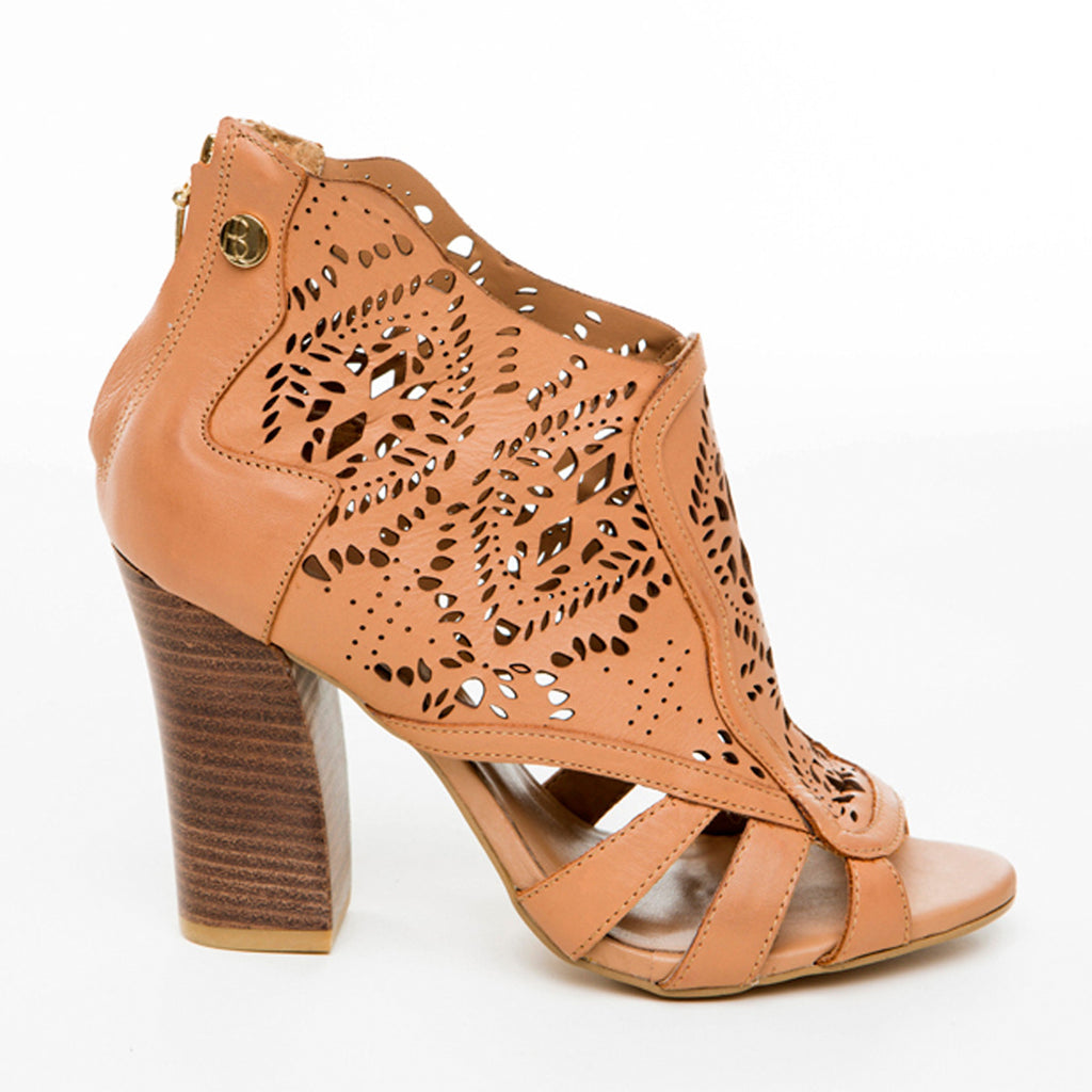 laser cut out booties