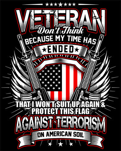 Image result for Veteran don't think because my time has