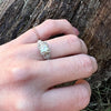 Crisp Deco Detail Diamond & Platinum Engagement Ring