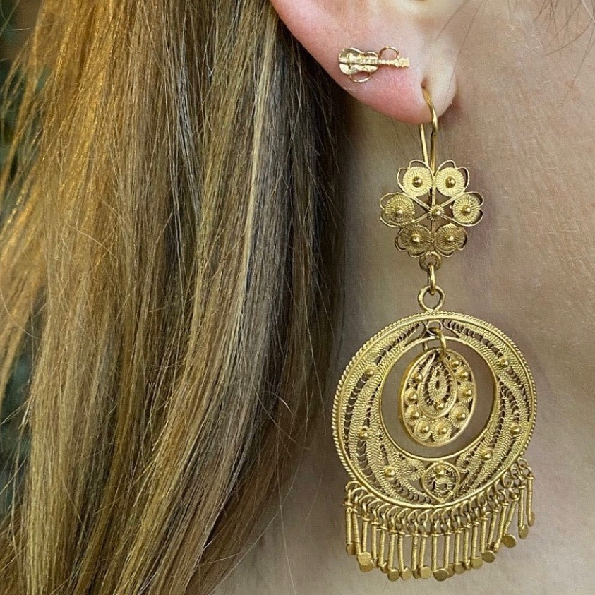 filigree earrings