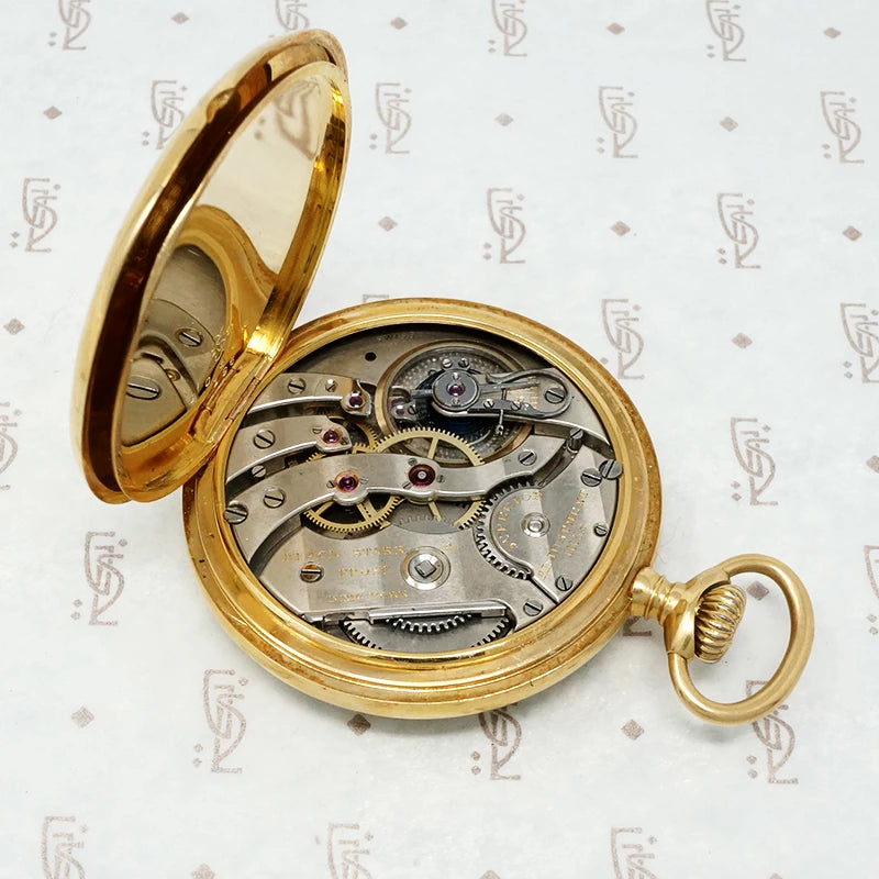 18k gold pocket watch