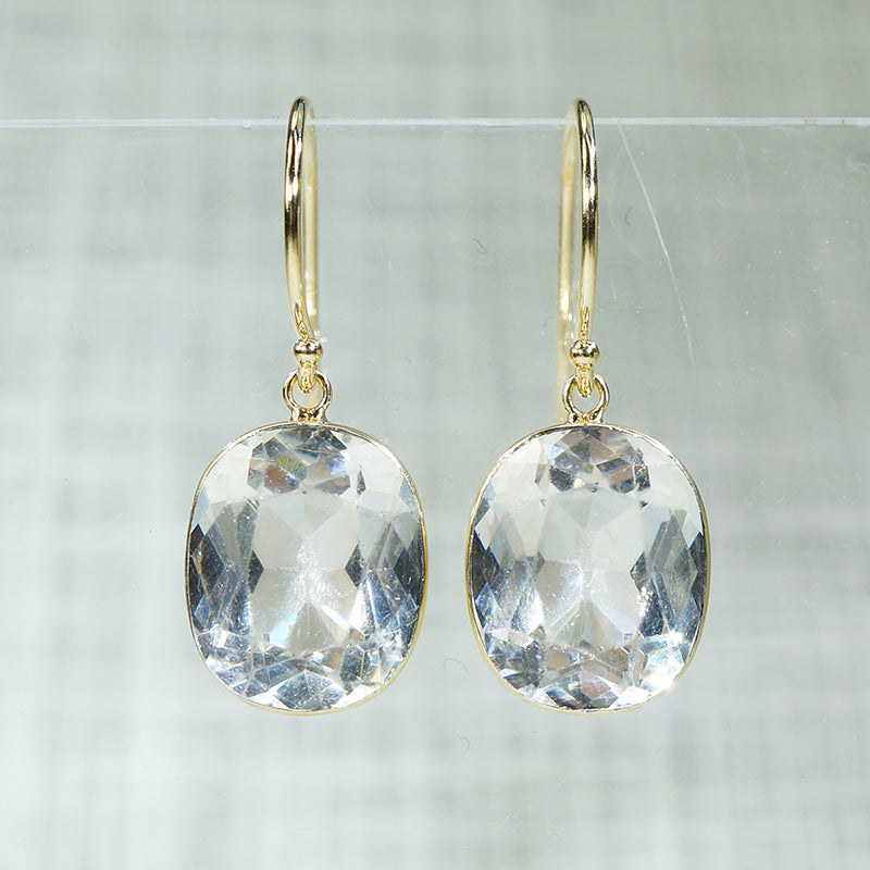 Jazz Age Crystal Drop Earrings – Gem Set Love