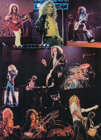 Led Zeppelin Photo Collage - James Fortune – Rock Art Show