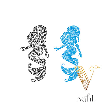 Free Free 307 Mermaid Layered Svg SVG PNG EPS DXF File