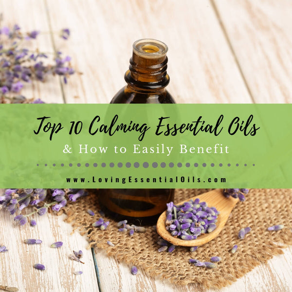 10 Best Calming Essential Oils for Anxiety with DIY Diffuser Blend