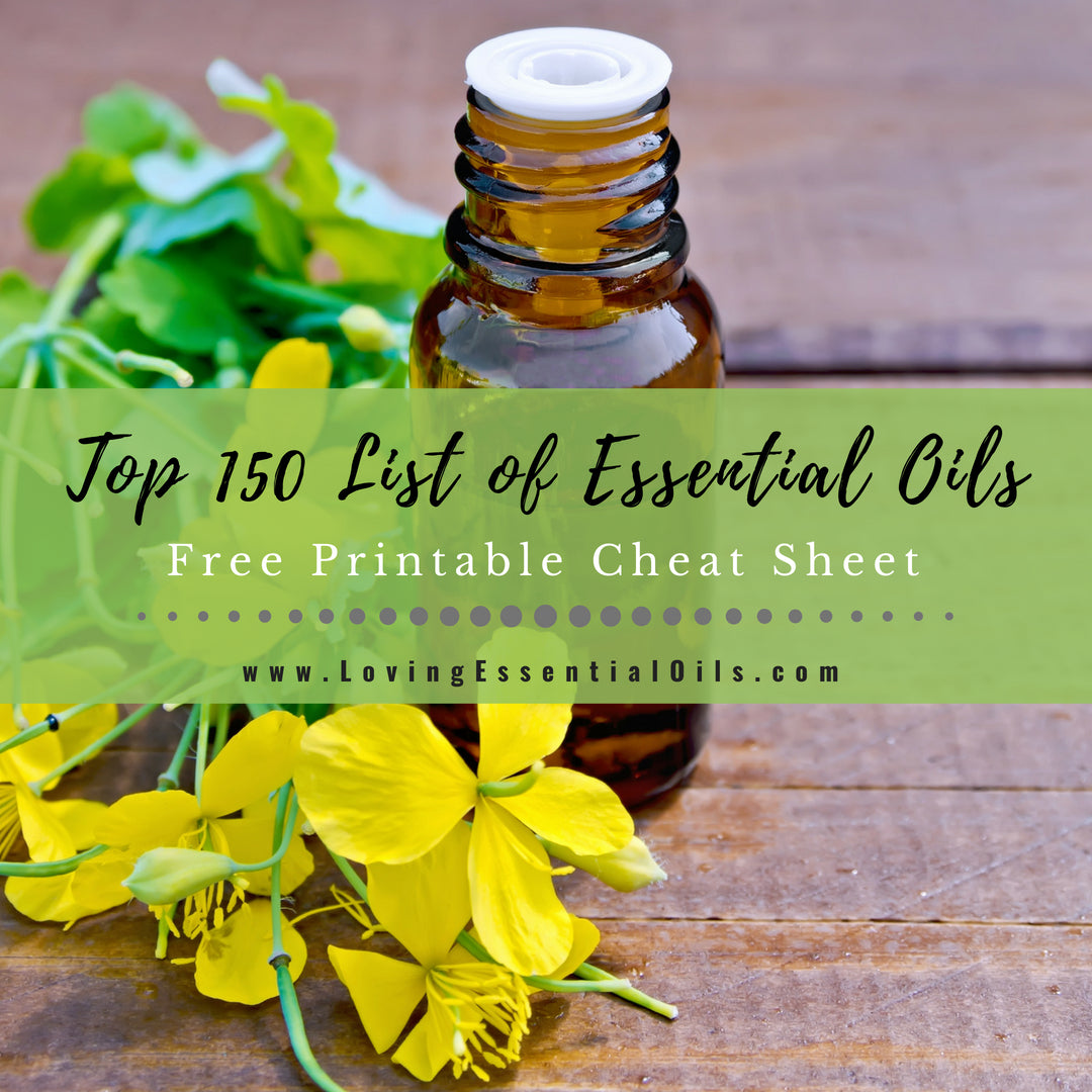 Aromatherapy Oils Uses Chart