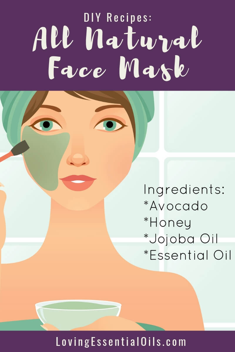 Avocado Face Mask with Geranium Essential Oil for Glowing Skin by Loving Essential Oils