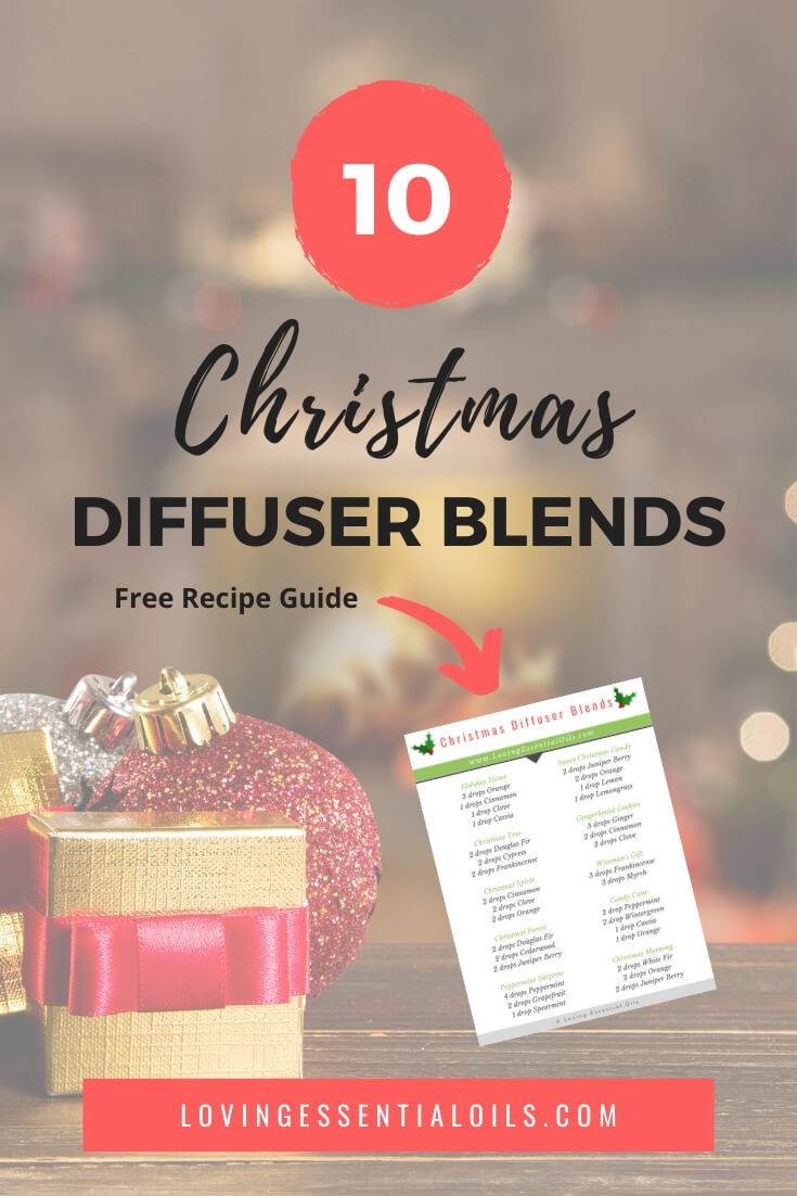 Christmas Essential Oil Diffuser Blend Recipe Sheet - Free PDF Guide