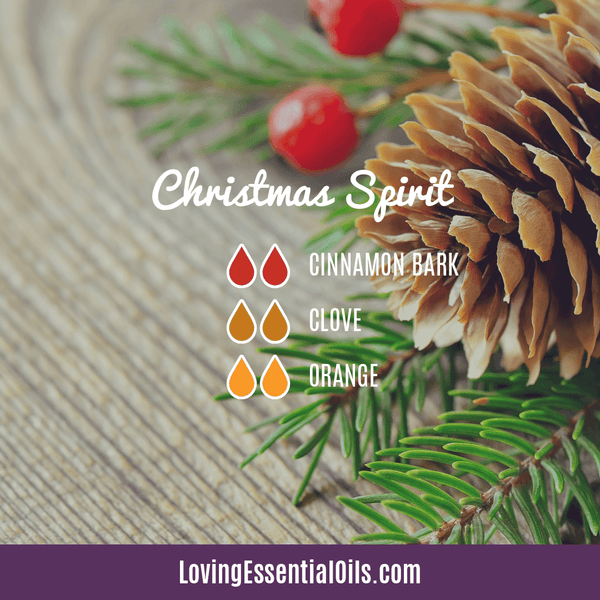 Christmas Essential Oil Blend - Christmas Spirit with Cinnamon Bark, Clove and Orange by Loving Essential Oils