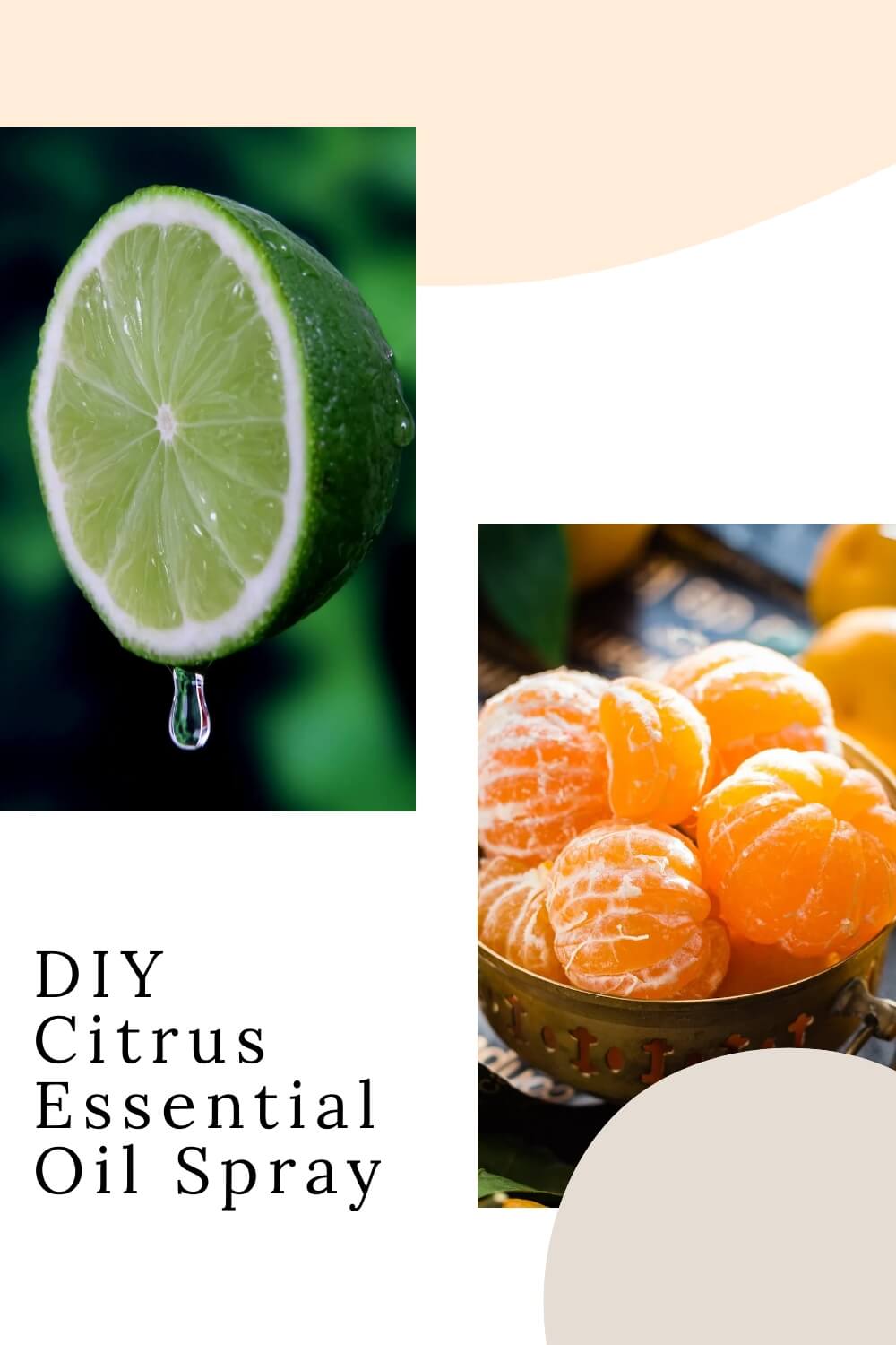 Citrus Essential Oil Spray Recipe