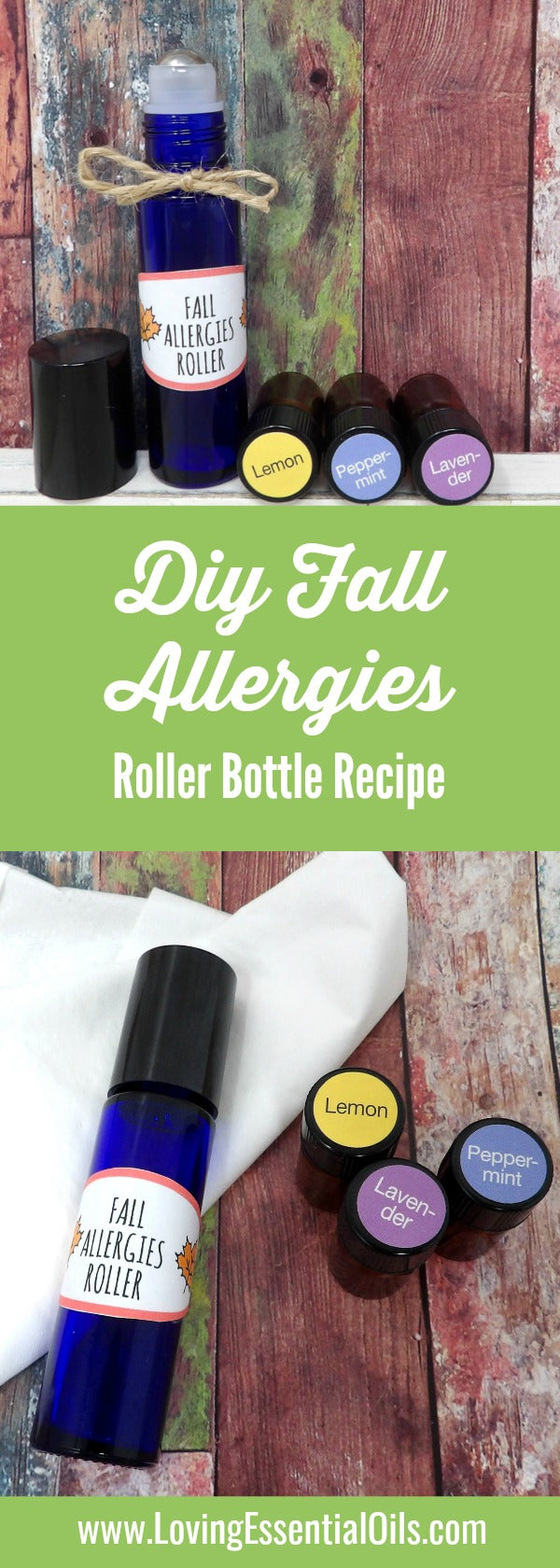 Essential Oil Allergy Blend Recipe - Roller Bottle Blend by Loving Essential Oils