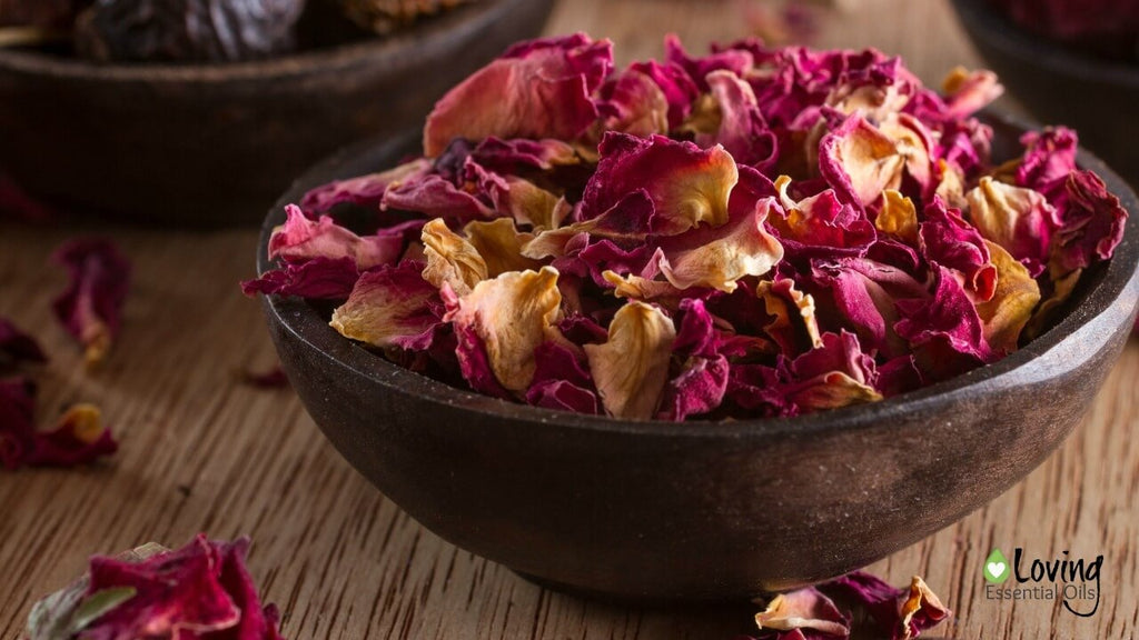 Potpourri Dried Plants And Flowers For Aromatherapy Stock Photo