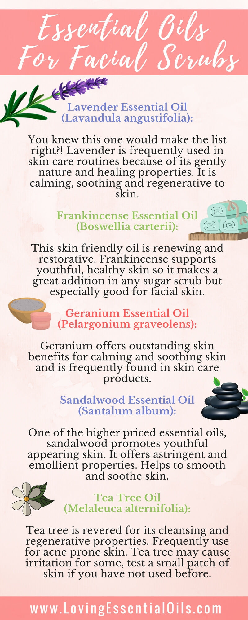 Essential Oils For Facial Scrubs by Loving Essential Oils