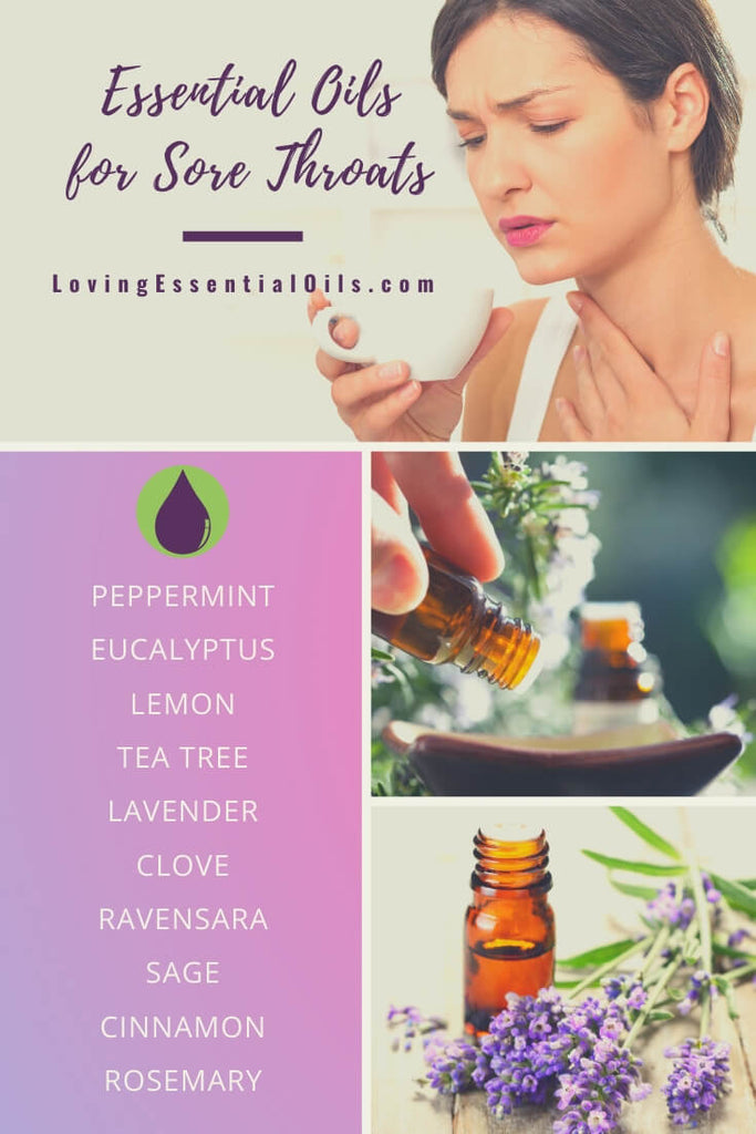 10 Essential Oils for Sore Throat with Diffuser Blends by Loving Esssential Oils