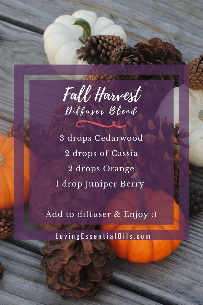 Fall Harvest Essential Oil Diffuser Blend Recipe