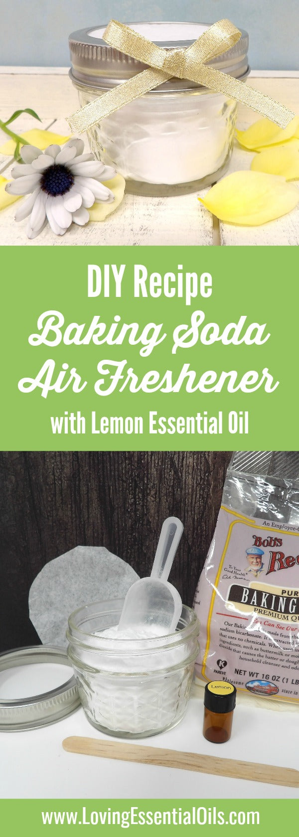 Homemade Baking Soda and Essential Oil - Odor Eliminating Deodorizer
