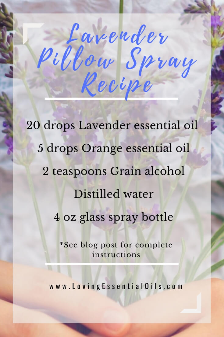 DIY Lavender Pillow Spray - The Merrythought