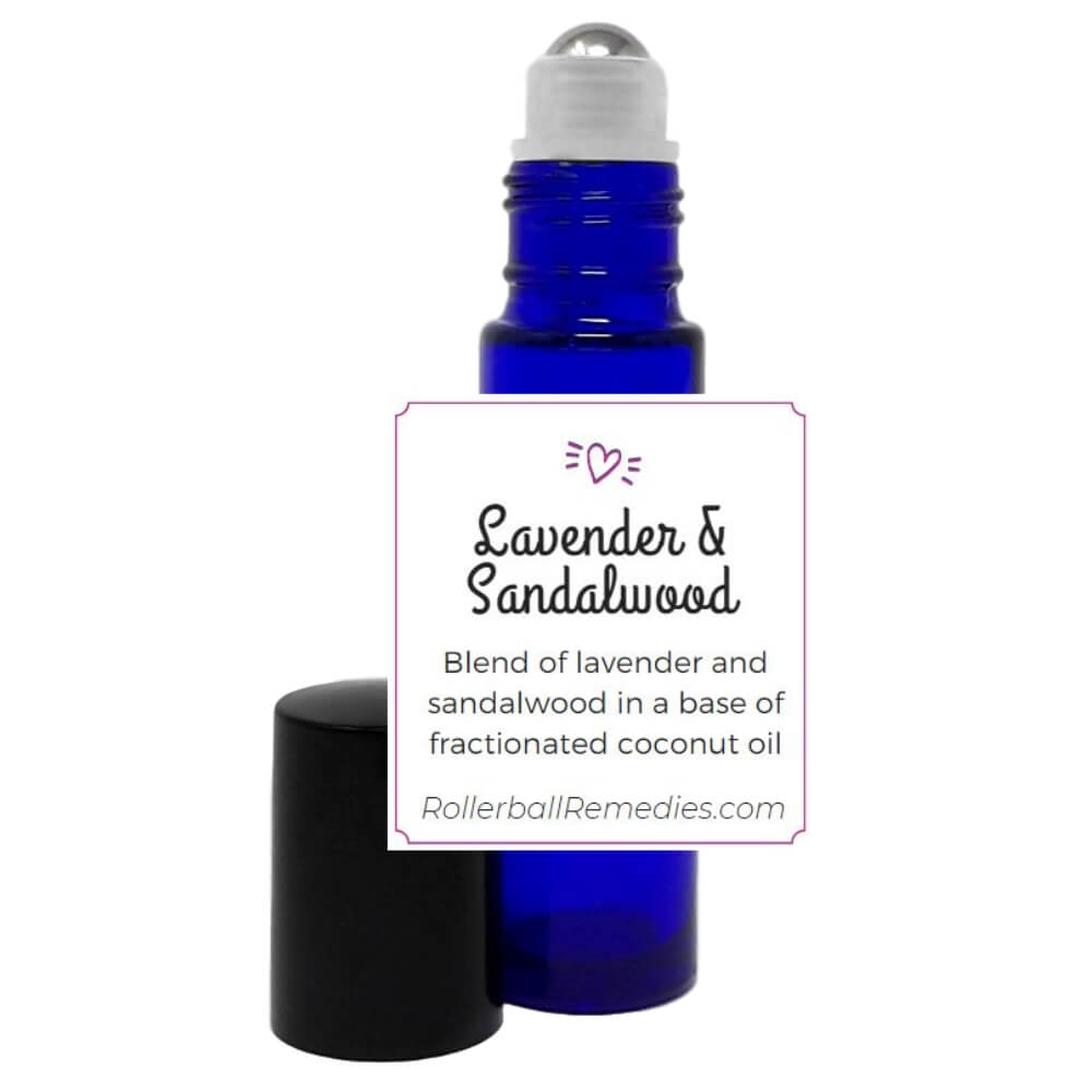 Lavender and Sandalwood Essential Oil Roller Blend 10ml Roll On