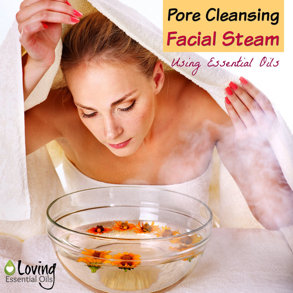 Pore Cleansing Facial Steam Using Essential Oils